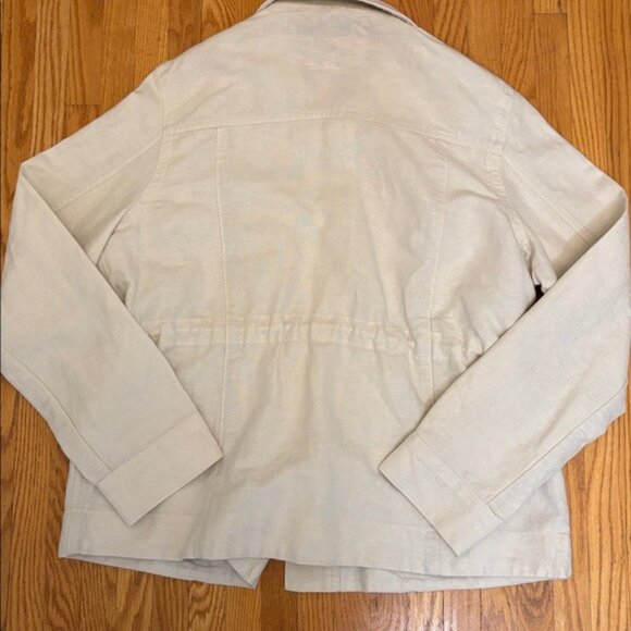 Vineyard Vines Linen Cotton Utility Jacket – Size M NEW - Picture 6 of 9